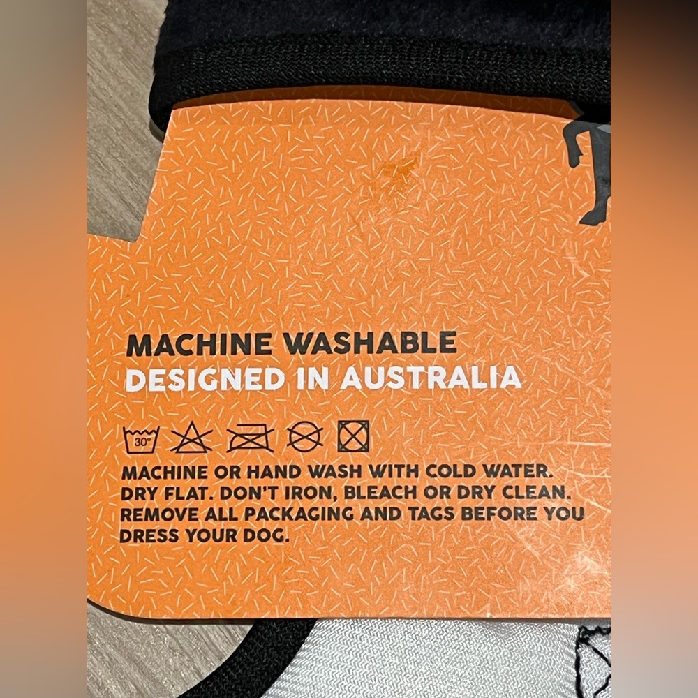 Halloween skeleton dog harness. Soft plush. Adjustable strap, black & white. S - Picture 9 of 9